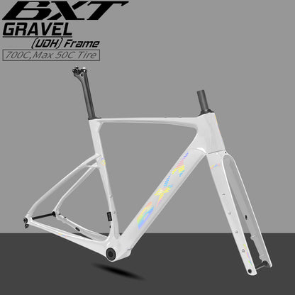 Nouveau cadre gravel BXT 2026 Frein à disque patte UDH T1000 carbone 700x50C T47 modèle-055 27.5er 42T-52T
