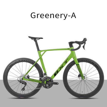 BXT New Model-155 Road Bike, Carbon Fiber Frame Fork Handlebar use Shimano 105 R7120 24Speed Shift Kit Bicycle Adult Racing Bike