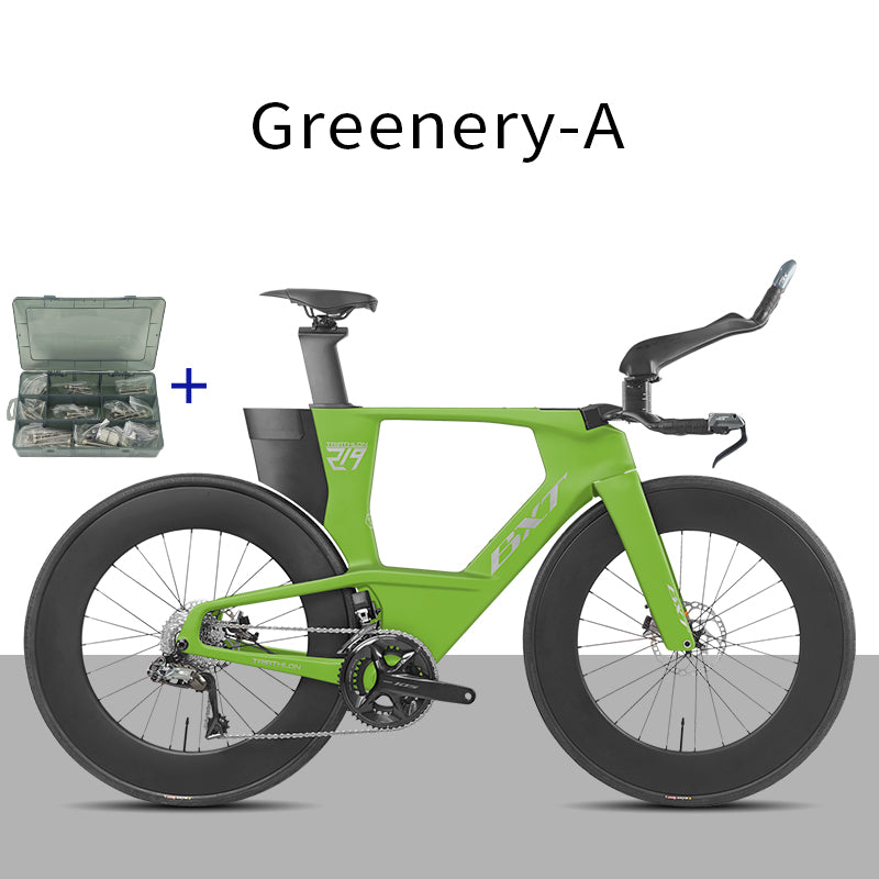 BXT 2026 New  Carbon Fiber Disc TT Bicycle Di2 Groupset Compatible Time Trial Racing Road Bike LTWOO ERX 24 Speeds