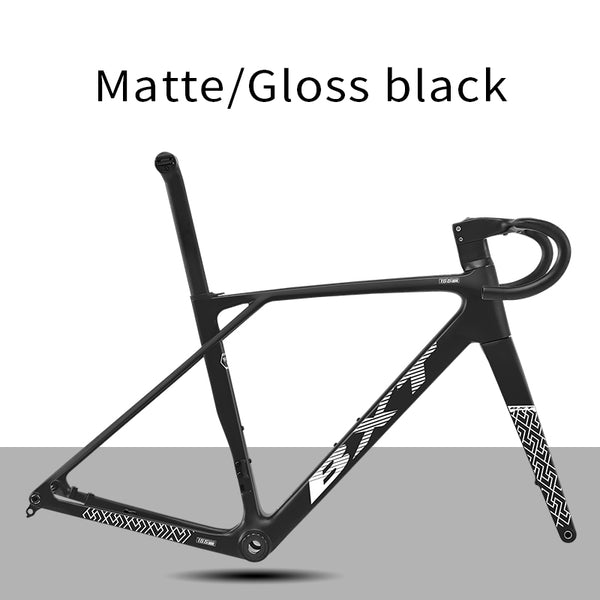 carbon rennrad rahmen günstig BXT-Ultraleichter Rennradrahmen, Flach montierte Scheibenbremse, 140mm – BXT official store Color:Periwinkle Blue/Grey Launch Year: 2025 Miloto Rennrad Trikot Damen