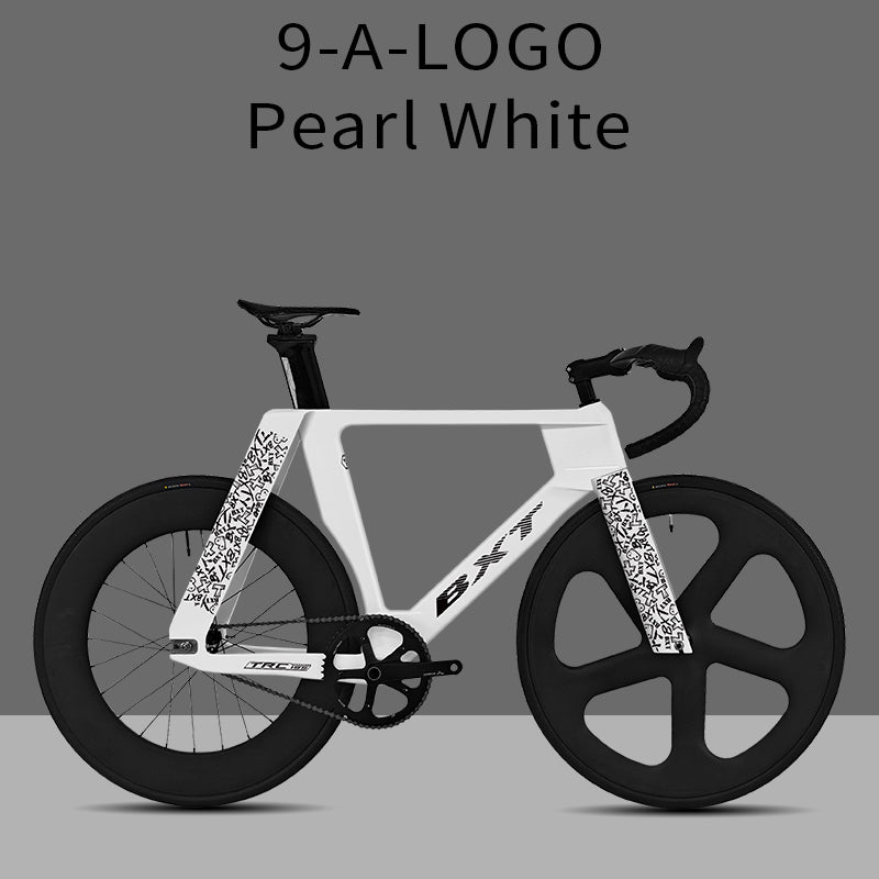BXT -TRC-195 Carbon Fiber Fixed Gear Bike, Single Speed Track Fixie Bicycle Carbon Frameset Carbon Fork and Seatpost Track Bicycle Track carbon fiber wheels