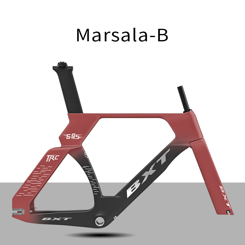 BXT New Carbon Track Frame model-695 EPS one-piece molding Racing Tracking bike Frameset Fixed Gear bike frame Single speed