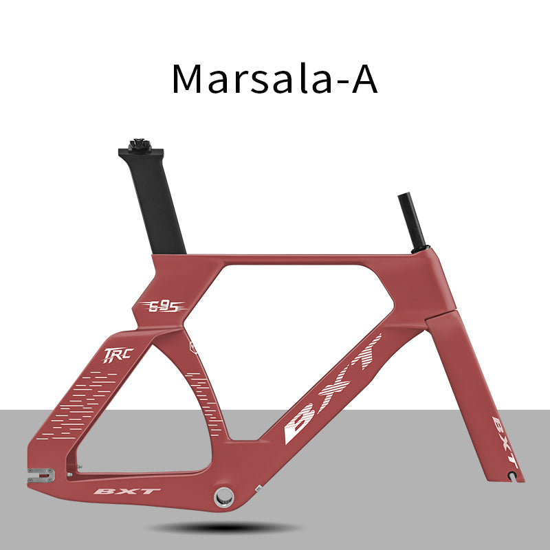 BXT-695 Track Frame Full Carbon EPS Racing Tracking bike Frameset Fixed Gear bike frame Single speed 700*28C