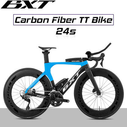 BXT 2025 New carbon tt bike TT Bicycle Disc Brake Time Trial Triathlon Complete Bike  Zeitfahrrad Disc Triathlonfahrrad Bicycle