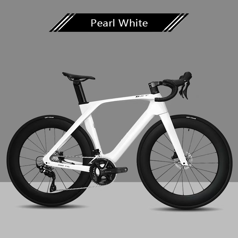 BXT Carbon Road Bike with shimano R7120 24 Speeds Shifter Lightweight Disc Road Bike