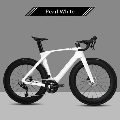BXT Carbon Road Bike with shimano R7120 24 Speeds Shifter Lightweight Disc Road Bike