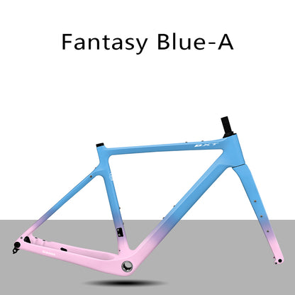 BXT New Carbon Gravel Bike Frame Disc Brake 27.5er  Fully Hidden Cable Bicycle Fantasy frameset 700C Thru Axle