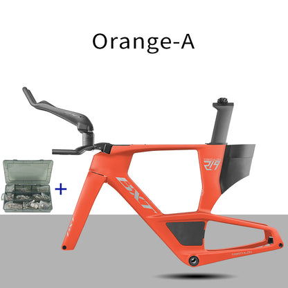 BXT 2026 Carbon T1000 BXT Disc Brake Carbon TT Bike Frame Time Trial Racing Bike Frameset with TT Handlebar Storage Case Triathlon Bicycle Frame