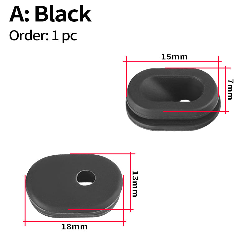 Bicycle Frame Derailleur/Brake Line Plug Fully Enclosed MTB Road Bike Brake Shifter Line Embedded Plug Cycling Single Hole Plug