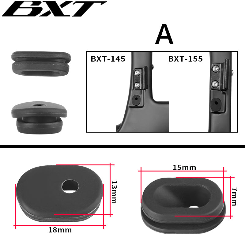 BXT Bike Cable Plugs Road Frame Brake Hole Road Bicycle Frame Fork Derailleur Di2 Line Plug E-Bike MTB Gravel Cable Line Hole Plug Parts