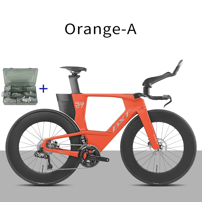 BXT 2026 New  Carbon Fiber Disc TT Bicycle Di2 Groupset Compatible Time Trial Racing Road Bike LTWOO ERX 24 Speeds