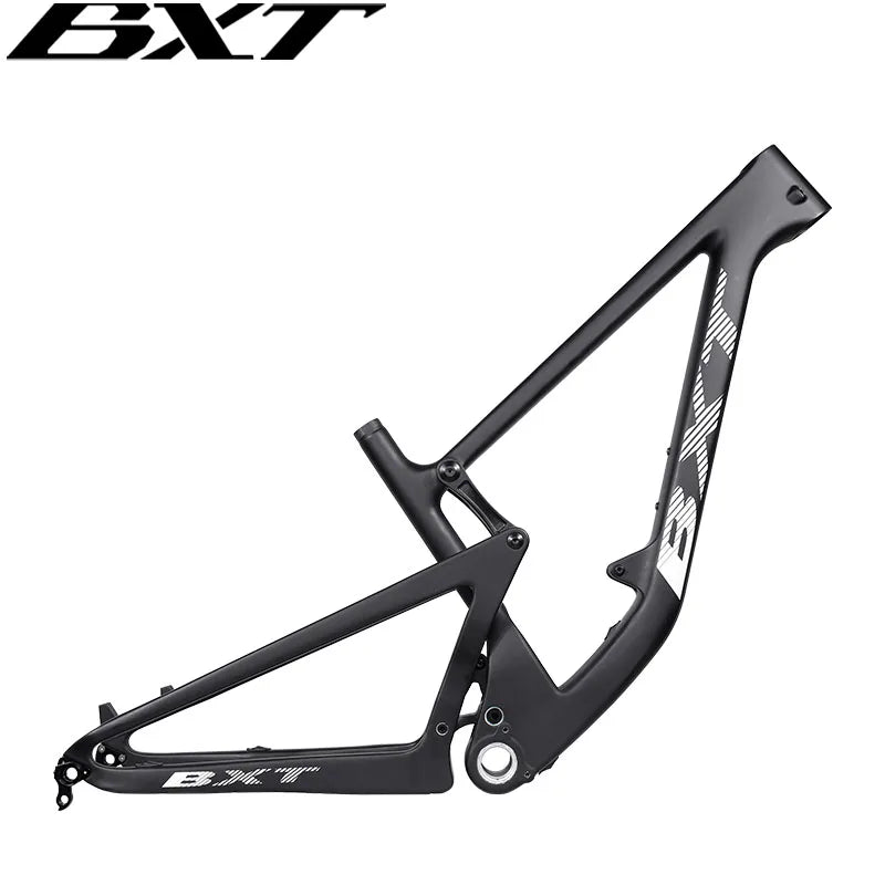 BXT All Mountain Full Suspension Carbon Frame Travel 150mm 29er Thru Axle Boost 12x148mm Carbon Full Suspension MTB Frame 29 AM