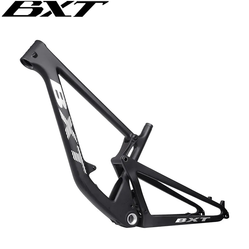 BXT All Mountain Full Suspension Carbon Frame Travel 150mm 29er Thru Axle Boost 12x148mm Carbon Full Suspension MTB Frame 29 AM