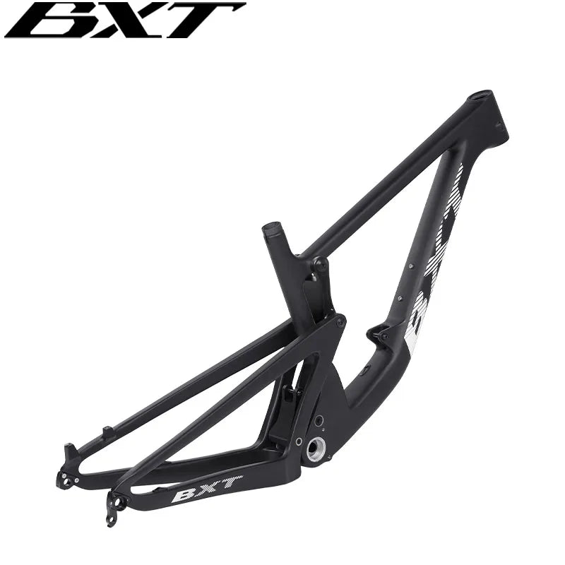 BXT All Mountain Full Suspension Carbon Frame Travel 150mm 29er Thru Axle Boost 12x148mm Carbon Full Suspension MTB Frame 29 AM