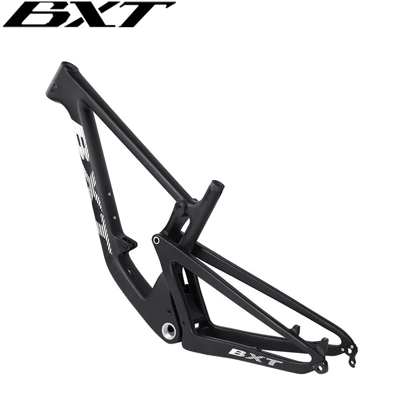 BXT All Mountain Full Suspension Carbon Frame Travel 150mm 29er Thru Axle Boost 12x148mm Carbon Full Suspension MTB Frame 29 AM