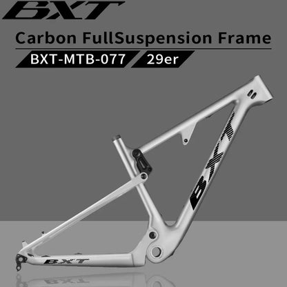 BXT 29er Full Suspension Boost Frame Carbon fiber MTB Frameset size 135x9/142x12 or Boost 148x12mm Travel 80-100mm