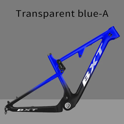 BXT 29er Full Suspension Boost Frame Carbon fiber MTB Frameset size 135x9/142x12 or Boost 148x12mm Travel 80-100mm