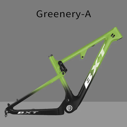 BXT 29er Full Suspension Boost Frame Carbon fiber MTB Frameset size 135x9/142x12 or Boost 148x12mm Travel 80-100mm