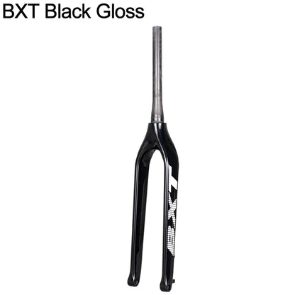 BXT-29er Mountain Bike Carbon MTB Fork, Rigid Tapered Thru Axle, Super Light Bicycle Fork, 15mm