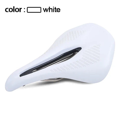 BXT Bicycle Saddle Seat for Mountain Road Bike Comfortable Leather MTB Bike Saddle Seat Breathable Soft Cushion Racing Seat