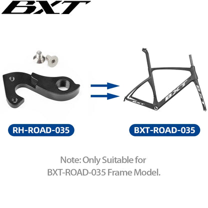 BXT Carbon Bike Frame Rear Hook Suitable for BXT-ROAD-001,BXT-ROAD-035 and BXT-MTB-001 Bicycle Frame Model 9mm QR Rear Hanger