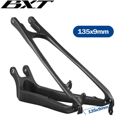 BXT Carbon Full Suspension Bicycle Frame Rear Fork Suitable for Frame Model BXT-MTB-077,097,107 Full Suspension Frame Back Fork