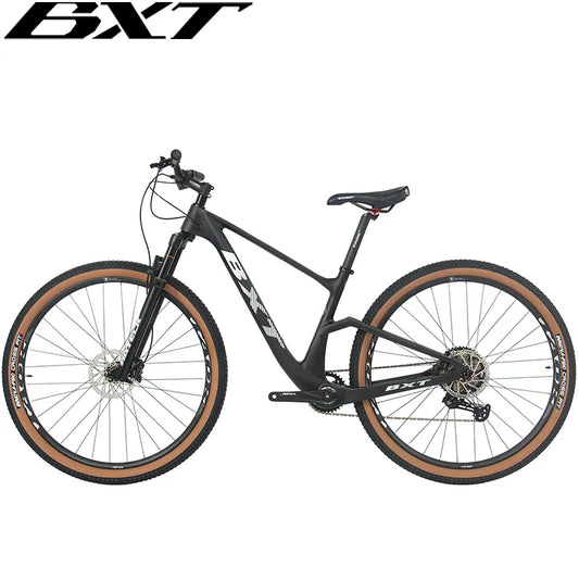 BXT Carbon Mountain Bike 29er 1x11 Speed M5100 Carbon MTB 29inch BOOST Thru Axle Disc Brake Suspension Fork Complete Bicycle 29