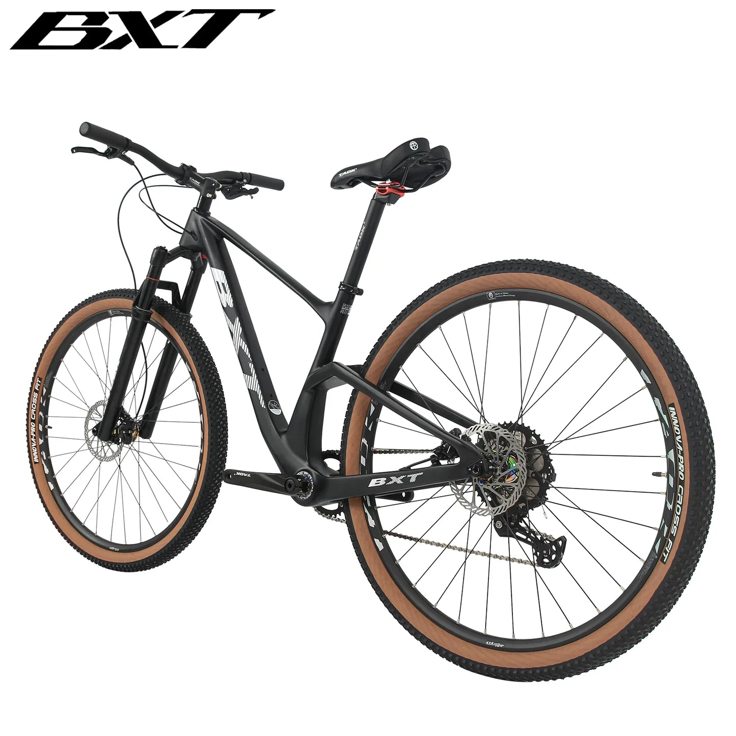 BXT Carbon Mountain Bike 29er 1x11 Speed M5100 Carbon MTB 29inch BOOST Thru Axle Disc Brake Suspension Fork Complete Bicycle 29