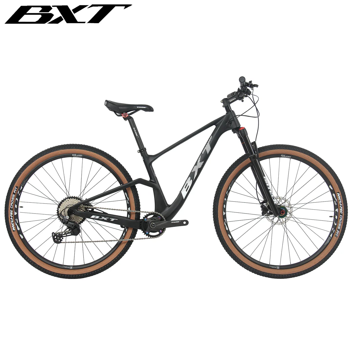 BXT Carbon Mountain Bike 29er 1x11 Speed M5100 Carbon MTB 29inch BOOST Thru Axle Disc Brake Suspension Fork Complete Bicycle 29