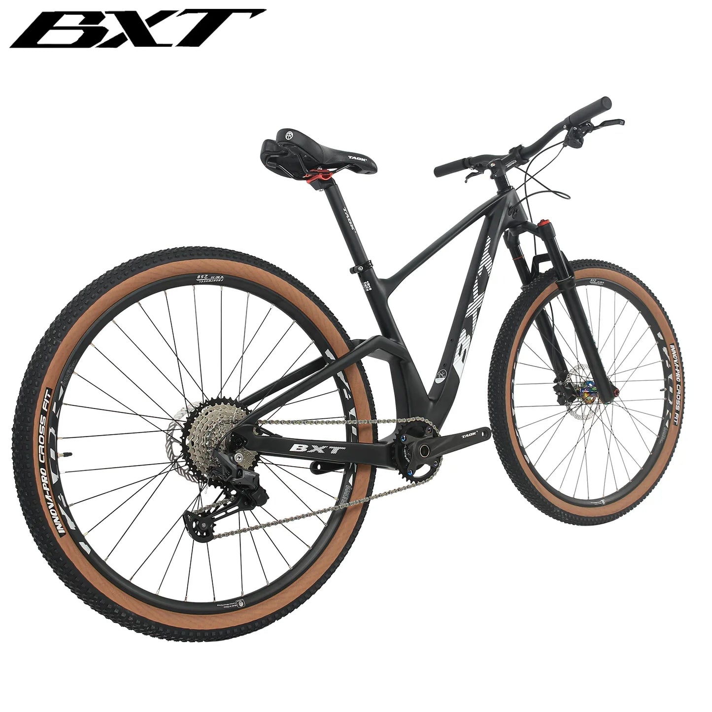 BXT Carbon Mountain Bike 29er 1x11 Speed M5100 Carbon MTB 29inch BOOST Thru Axle Disc Brake Suspension Fork Complete Bicycle 29