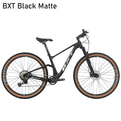 BXT Carbon Mountain Bike 29er 1x11 Speed M5100 Carbon MTB 29inch BOOST Thru Axle Disc Brake Suspension Fork Complete Bicycle 29