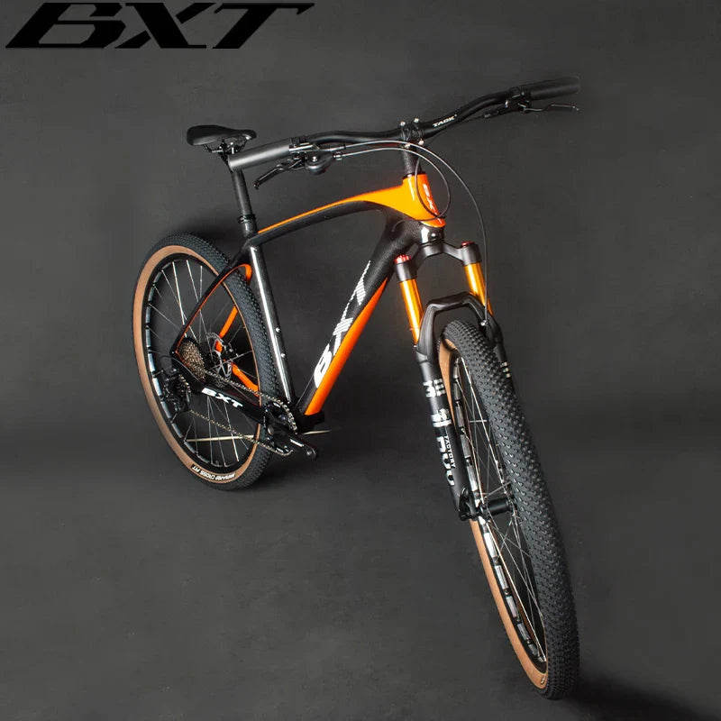 BXT Carbon Mountain Bike 29er Front Suspension Fork Full Carbon MTB 29er Hardtail 1x11Speed Mountain Carbon Bicycle Disc Brake