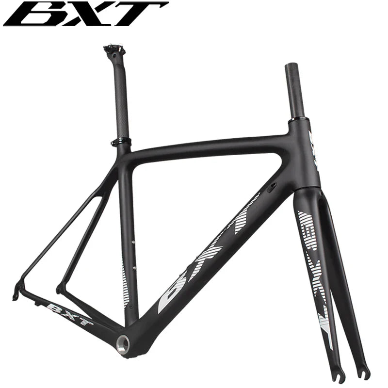 BXT Carbon Road Bike Frame  V Brake Road Cycling Bicycle Frame set Super Light Di2/Mechanical Racing Carbon Road Bicycle Frame