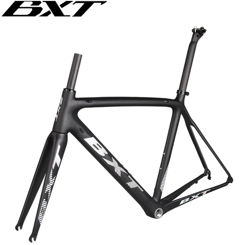 BXT Carbon Road Bike Frame  V Brake Road Cycling Bicycle Frame set Super Light Di2/Mechanical Racing Carbon Road Bicycle Frame