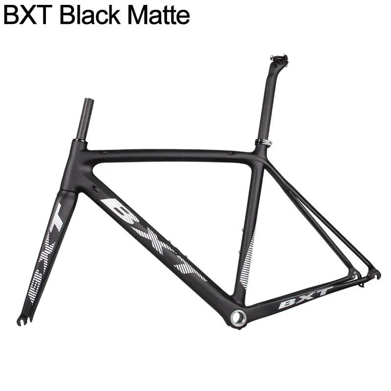 BXT Carbon Road Bike Frame  V Brake Road Cycling Bicycle Frame set Super Light Di2/Mechanical Racing Carbon Road Bicycle Frame