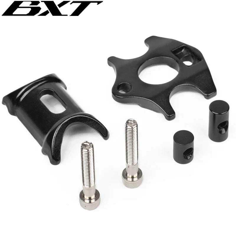 BXT Carbon Seat Post Head Parts Aluminum Alloy Mountain Bike SeatPost Saddle Adapter Screw Road Bike Seat Post Accessories