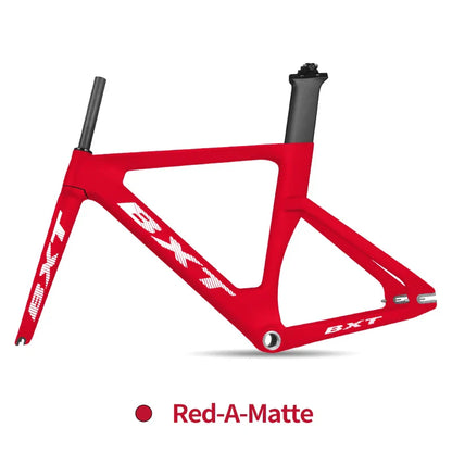 BXT Carbon Fiber frame Size 49CM-60CM Track Bike aero track frame Single Speed Fixed Gear bicycle Frameset BSA 700*25C