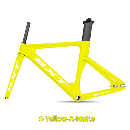 BXT Carbon Fiber frame Size 49CM-60CM Track Bike aero track frame Single Speed Fixed Gear bicycle Frameset BSA 700*25C