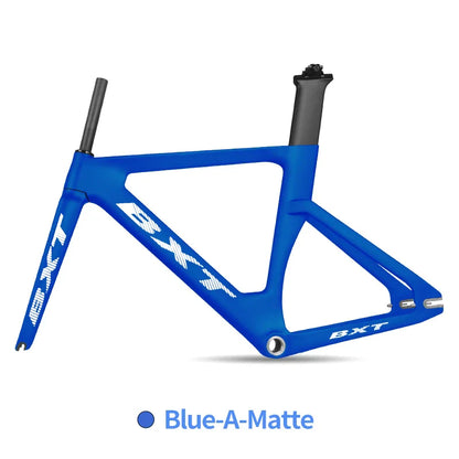 BXT Carbon Fiber frame Size 49CM-60CM Track Bike aero track frame Single Speed Fixed Gear bicycle Frameset BSA 700*25C