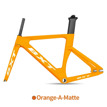 BXT Carbon Fiber frame Size 49CM-60CM Track Bike aero track frame Single Speed Fixed Gear bicycle Frameset BSA 700*25C