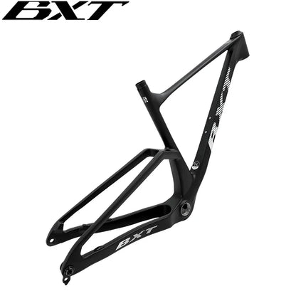 BXT New Carbon Fiber Frame MTB 29er Thru-Axle  Boost 148x12mm Carbon Mountain Disc Bike frame use Screw-in T47 (73mm) UDH hanger