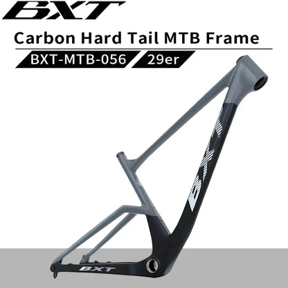 BXT New Carbon Fiber Frame MTB 29er Thru-Axle  Boost 148x12mm Carbon Mountain Disc Bike frame use Screw-in T47 (73mm) UDH hanger