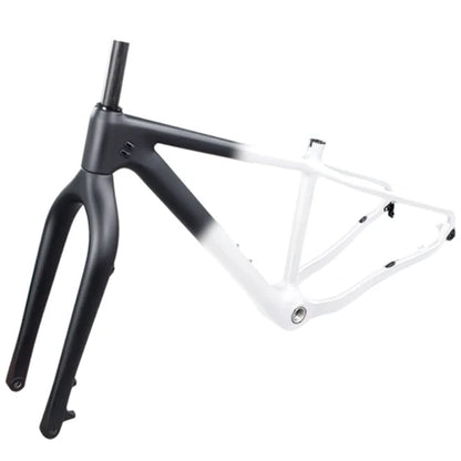 BXT New snow carbon fat bike frame Hook rear space 190mm Axle Thru Rear space 197mm 26*4.8 tires snow carbon bike frame+fork