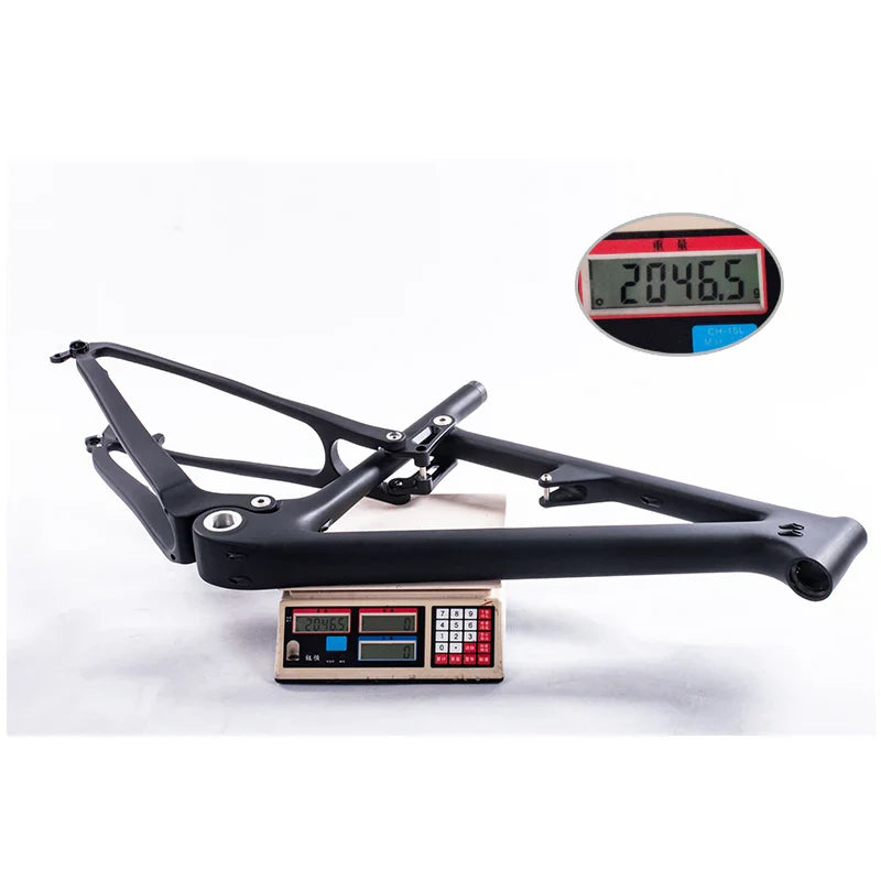 BXT-Shock Full Suspension Mountain Bike Frame, 29er, 148x12mm, Boost Rear Spacing, 142x12mm, Travel 100mm, New