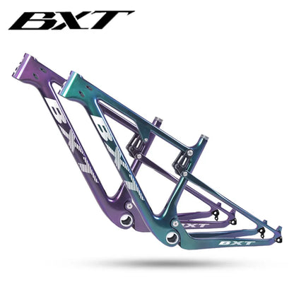 BXT-Shock Full Suspension Mountain Bike Frame, 29er, 148x12mm, Boost Rear Spacing, 142x12mm, Travel 100mm, New