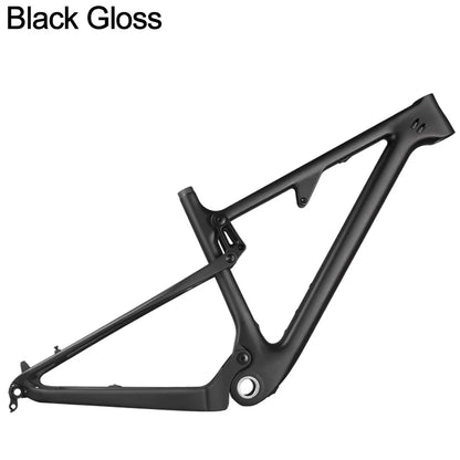 BXT-Shock Full Suspension Mountain Bike Frame, 29er, 148x12mm, Boost Rear Spacing, 142x12mm, Travel 100mm, New