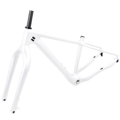 BXT T1000 Carbon Fiber Snow Fat Frame 1-1/8 to1-1/2 Tapered Frame 31.6mm Frame And Snow Fork 26er Fat Frames Thru Axle Frameset