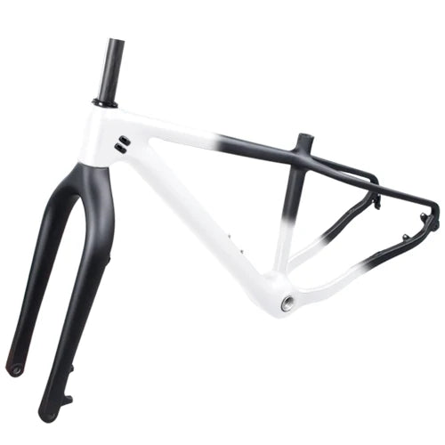 BXT T1000 Carbon Fiber Snow Fat Frame 1-1/8 to1-1/2 Tapered Frame 31.6mm Frame And Snow Fork 26er Fat Frames Thru Axle Frameset