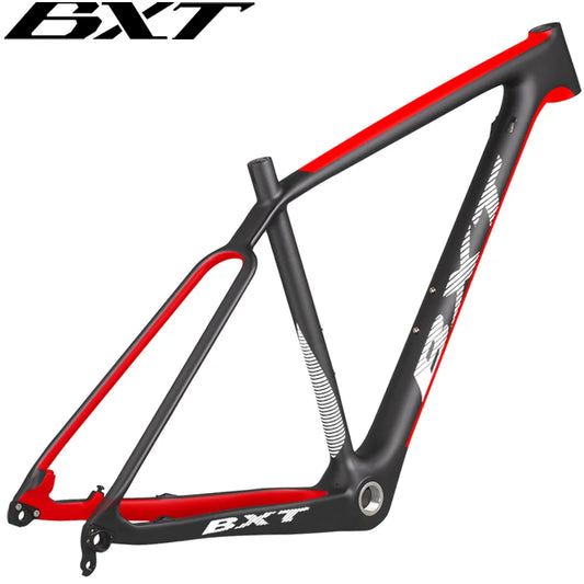 BXT-T1000 Carbon Mountain Bike Frame, 29er MTB, 29 "BSA Disc Brake Bicycle Frame, Factory Outlet, 142x12mm BOOST, 148x12mm