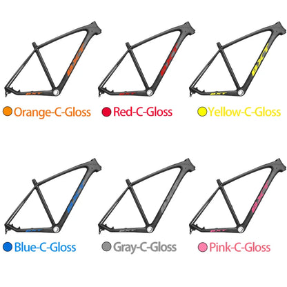 BXT brand carbon mtb frame 29er carbon bike frame 29 carbon mountain bike frame 142*12 or 135*9mm disc brake bicycle frame